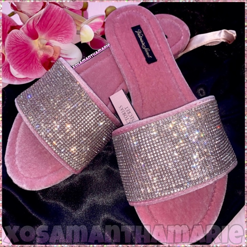 VS Velvet Bling Slides ✨ - Picture 1 of 11